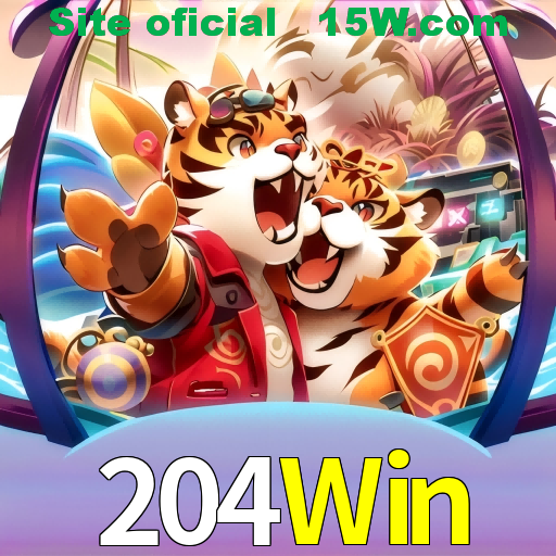 Imagem promocional da 204Win mostrando a plataforma e suas vantagens